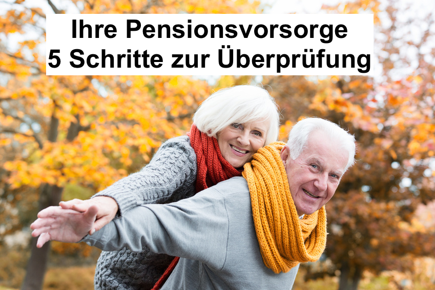 Pensionsvorsorge - 5 Schritte